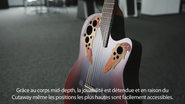 Guitare Ovation Celebrity Elite Mid Cutaway CE44 смотреть онлайн