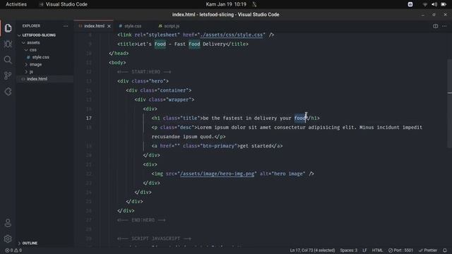 Build a Responsive E Commerce Website EPS 1 - Section Hero смотреть онлайн