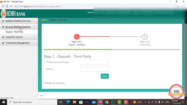 CSC IDBI Bank BC Portal Deposit Third Party Fund Through Account Number 2023 | IDBI BC CSC смотреть онлайн