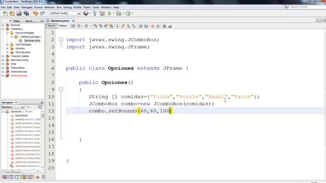 121.- Java- Clase JComboBox. смотреть онлайн