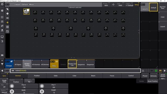 E06 - Layout View GrandMA3 OnPC Tutorial