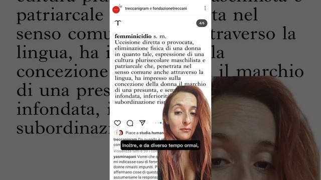 Treccani e la definizione di "femminicidio" смотреть онлайн
