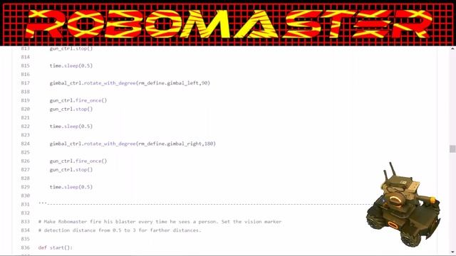 Robomaster S1 Python Program Examples смотреть онлайн