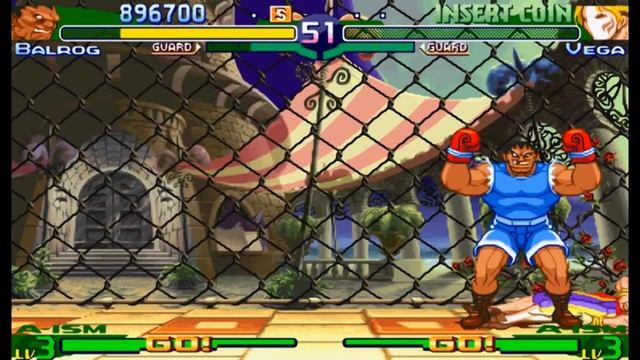 Street Fighter Alpha 3(Zero 3) Expert difficulty Michael Balrog(M.Bison) 2:0 Playthrough смотреть онлайн