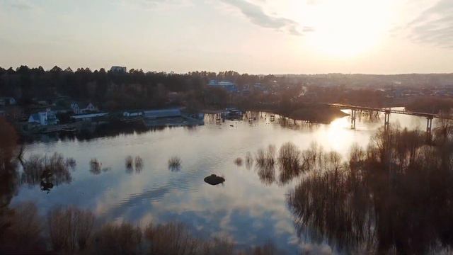 Весенний полет над рекой Березина, на квадрокоптере Dji Mini 2. #dji #djimini2