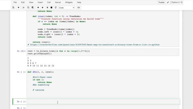 LeetCode 2415 | Python solution | Recursive DFS смотреть онлайн