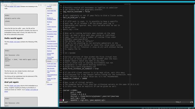 Getting yaws to serve my static website on localhost | yaws 2 смотреть онлайн
