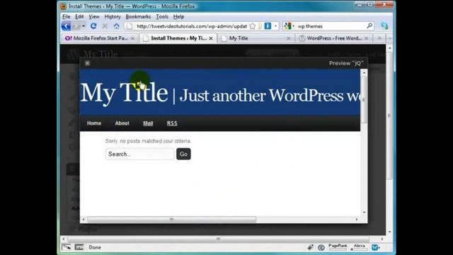 How to Install Themes in Wordpress Blog? (22) Wordpress Video Tutorials смотреть онлайн