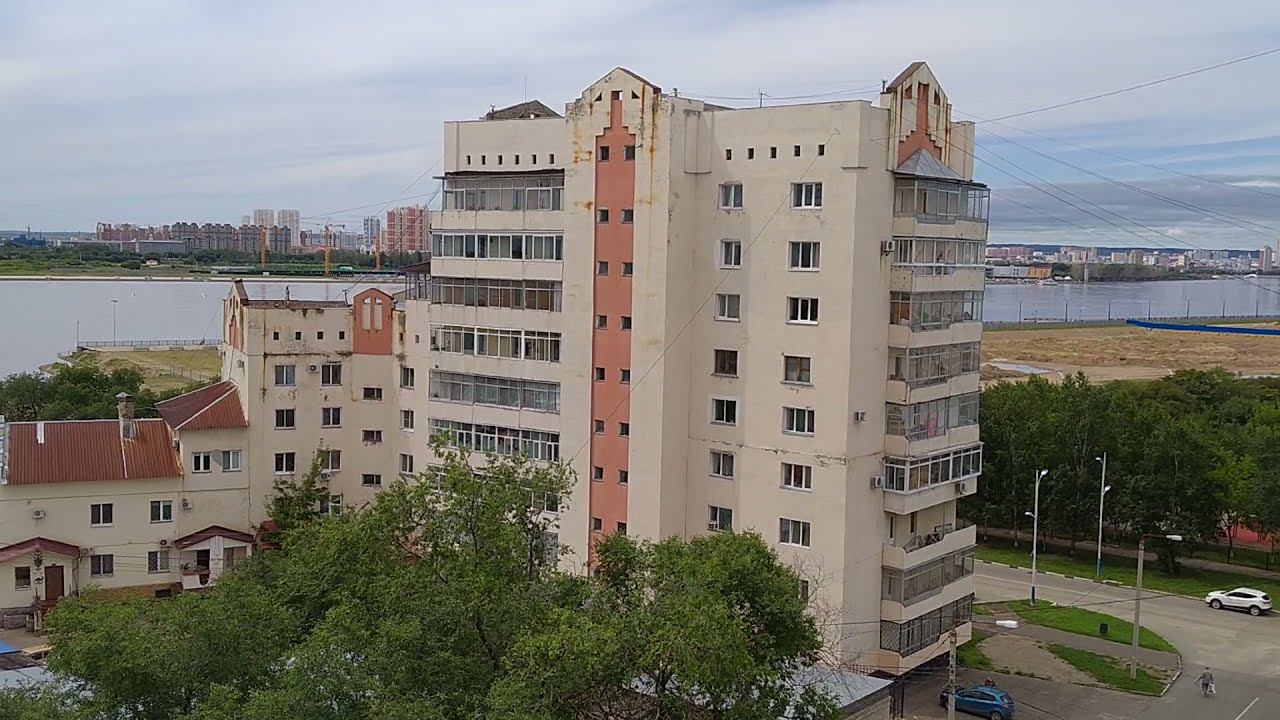 Благовещенск. Вид из дома Фрунзе 91 смотреть онлайн