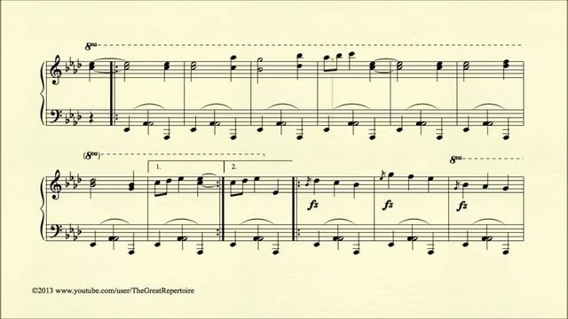 Beethoven, Waltz in E flat major, WoO 84 смотреть онлайн