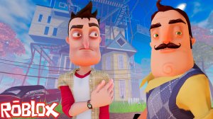 ШОУ ПРИВЕТ СОСЕД!МЕНЯ ПОДСТАВИЛИ В РОБЛОКСЕ!ИГРА HELLO NEIGHBOR 2 В ROBLOX ПРОХОЖДЕНИЕ НА РУССКОМ!