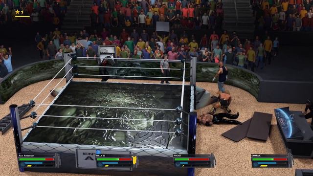 WWE 2K23 frost vs billy d vs emmax vs ace Anderson смотреть онлайн