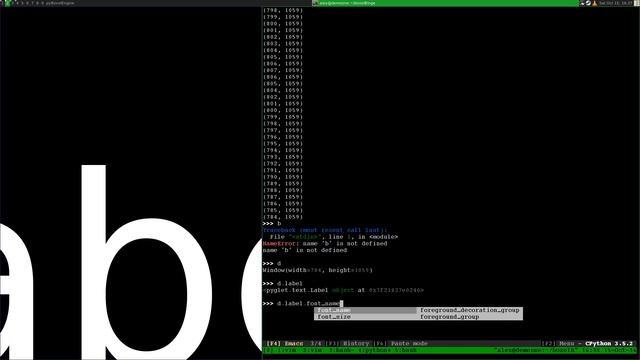 Pyglet with async terminal смотреть онлайн