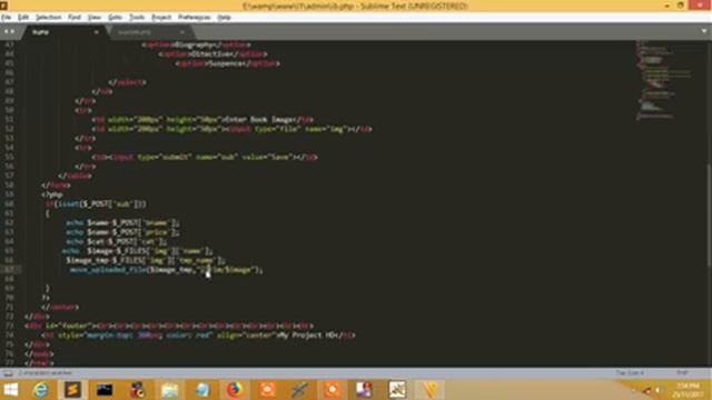 liberary management system using php+mysql+html in hindi mu project hd part 27 смотреть онлайн