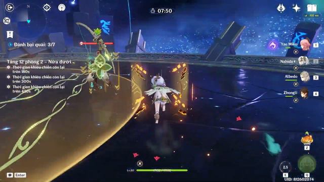 [ Genshin Impact Abyss 3.6] Yae-Nahida-Albedo-Zhongli team comp смотреть онлайн