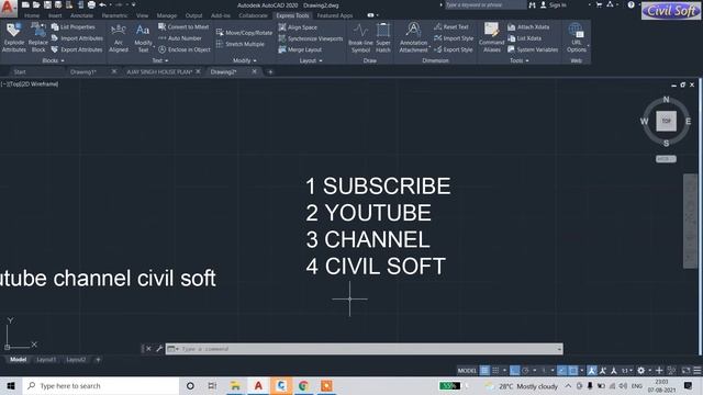Text command in autocad | Multi line text | Single Line text | How to draw text in Autocad 2021 смотреть онлайн