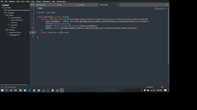 How to build restaurants order book built PHP PDO Bulmacss part 2 смотреть онлайн