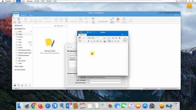How to Install an Email Signature in Outlook for Mac смотреть онлайн