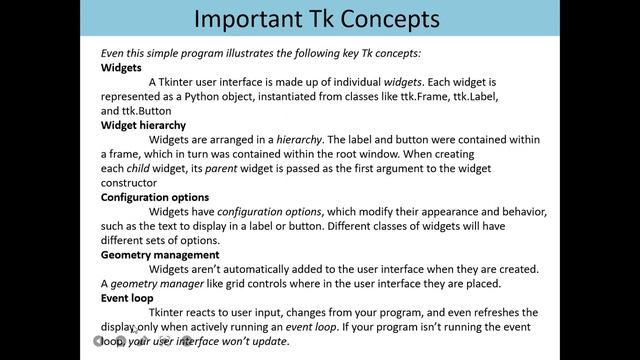 Python - GUI Development -Tkinter - 1st part смотреть онлайн