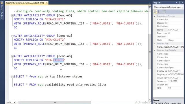 11 availability group Configure Read Secondary in SQL Server смотреть онлайн
