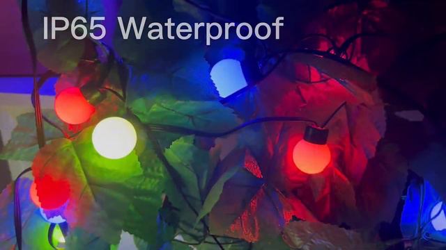 VagaryLight Tuya Smart Outdoor String Lights Support Alexa, Google Assistance RGB Color Changing смотреть онлайн