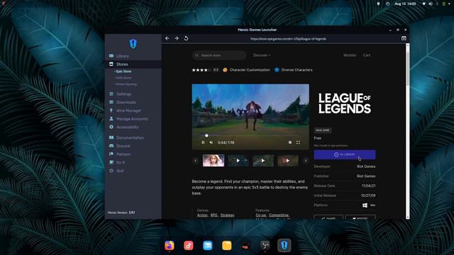 Install League Of Legends | Cyclop OS (Linux 2023) смотреть онлайн