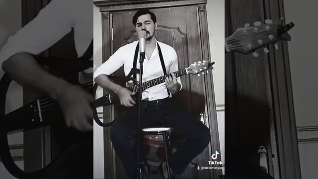 Rustam Style- Падал Падал белый снег на мой черный пистолет (кавер гитара 🎸) смотреть онлайн