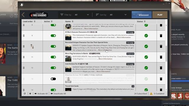 Review mod Total war Three Kingdoms | DLC Mandate of Heaven | Version 1.4 смотреть онлайн