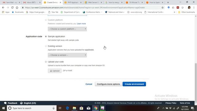 How to create PHP based web application in Elastic beanstalk смотреть онлайн