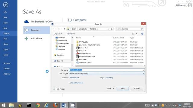 Saving in the Old File Format of Office 97-2003 from Office 2013 смотреть онлайн