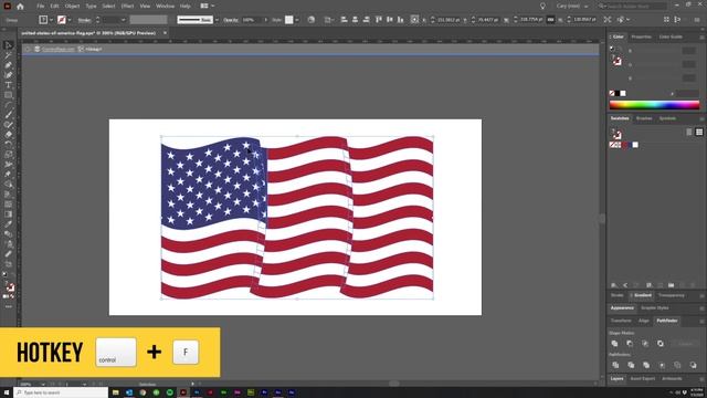 How to Make a Vector Flag in Adobe Illustrator смотреть онлайн