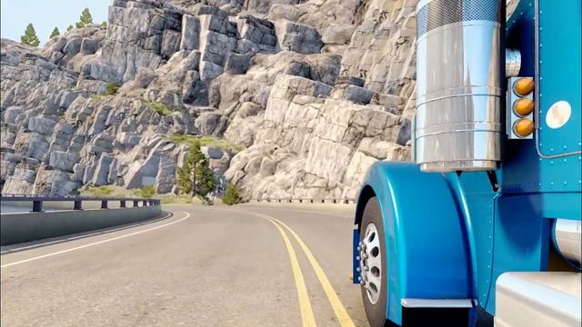 Heavy Load Through Rocky Mountain National Park - Peterbilt 389 - American Truck Simulator смотреть онлайн