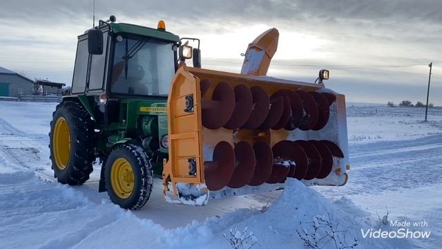 Уборка снега трактором т25 смотреть онлайн