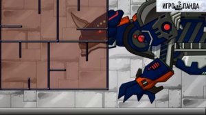 Роботы Динозавры: Чёрный Сколозавр.