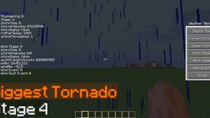 Minecraft Tornado mod 1.3.2 (All Storm Stages)