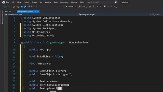 How to create a Multiple-Response Dialogue System | Unity 2020 Tutorial смотреть онлайн