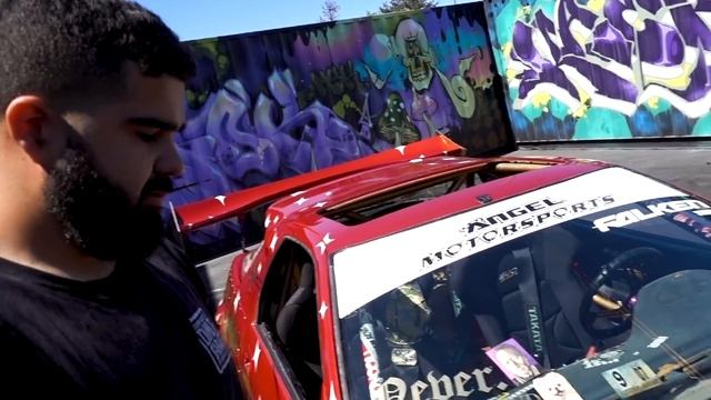 Hert Shreds His Fire Breathing Rotary Powered Mazda RX7 - The Twerkstallion! смотреть онлайн