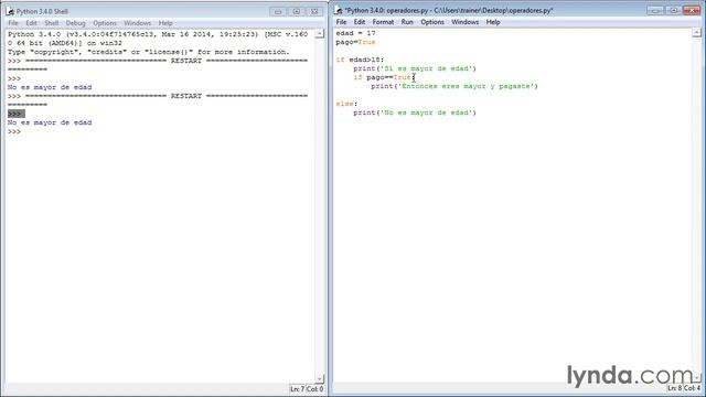 Primeros pasos en la programación con Python (Cap 7) 2014 смотреть онлайн