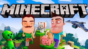 МЫ НАШЛИ КЛАД!ИГРА ПРИВЕТ СОСЕД В МАЙНКРАФТЕ!HELLO NEIGHBOR 2 MINECRAFT 1.16.4 ВЫЖИВАНИЕ!ШОУ ХРИПЛЫХ