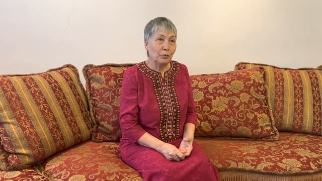 Интервью с Корпегуль Худайбердиевой - мастером НХП и ремесел, представляющим культуру Туркмении.