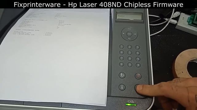 #hp Laser 408ND Chipless #firmware | #reset Software смотреть онлайн