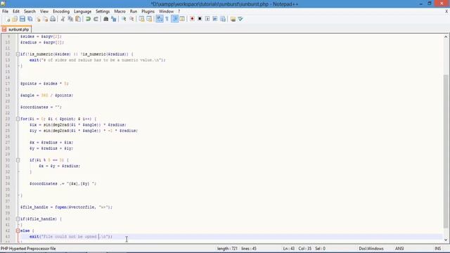 PHP Tutorial - Create a Vector SVG Sunburst use it in Fireworks, Illustrator or Inkscape смотреть онлайн