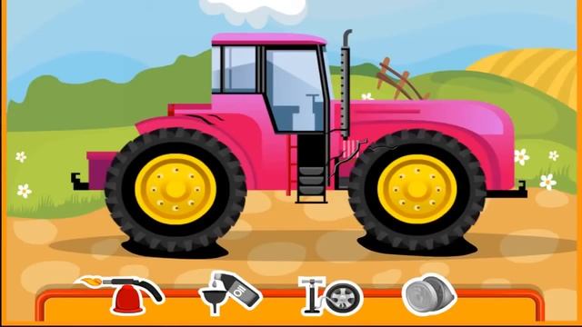 обучающий мультик "что может трактор и как он умывается" смотреть онлайн