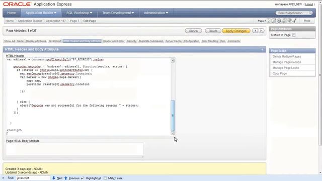 Integrated Google map into Oracle Application Express.mp4 смотреть онлайн