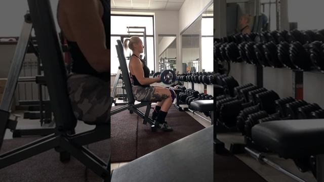 Подъем штанги на бицепс сидя, 17,5/20,28.07