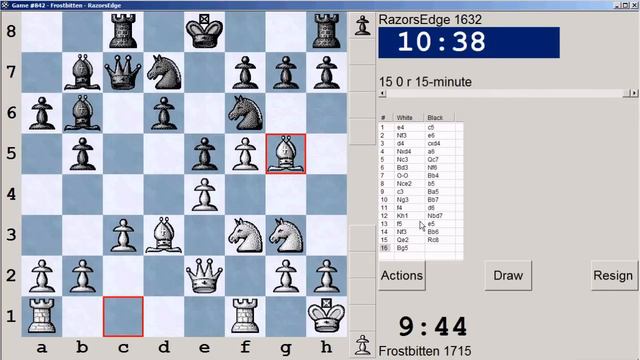 Chess Commentary Episode 35 -- Living on the RazorsEdge смотреть онлайн