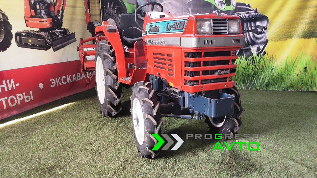 Минитрактор для домашнего пользования в Красноярске KUBOTA L1-205 с быстрым разворотом progress-avto смотреть онлайн