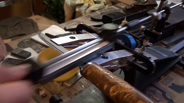 Нож по мотивам "Манси". Сталь СPR.Финиш Мягкий сланец. смотреть онлайн