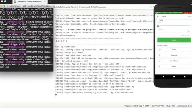 Tokopedia Testing Framework - Automate Test using Jenkins смотреть онлайн