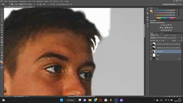 Мой первый арт, учусь работать в photoshop смотреть онлайн